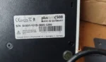 Шильдик PLUSOPTIX S08 с серийным номером и маркировкой