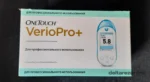 Лицевая сторона коробки глюкометра OneTouch VerioPro+