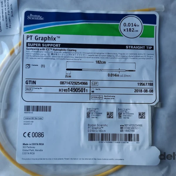 Проводник внутрисосудистый Boston Scientific PT Graphix Super Support 0,014 дюйма x 182 см