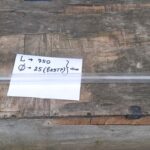 Трубка стеклянная, внутренний диаметр 25 мм, длина 750 мм